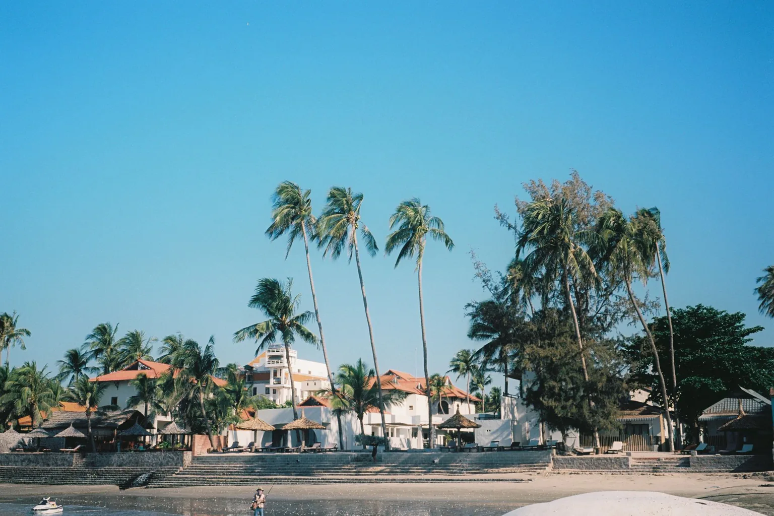 Tranquil beachside resort in the Binh Minh coastal area