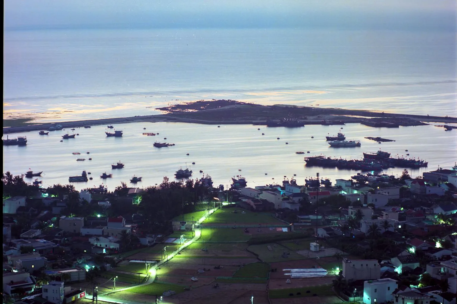 High-speed ferry port serving Ly Son island in Quang Ngai