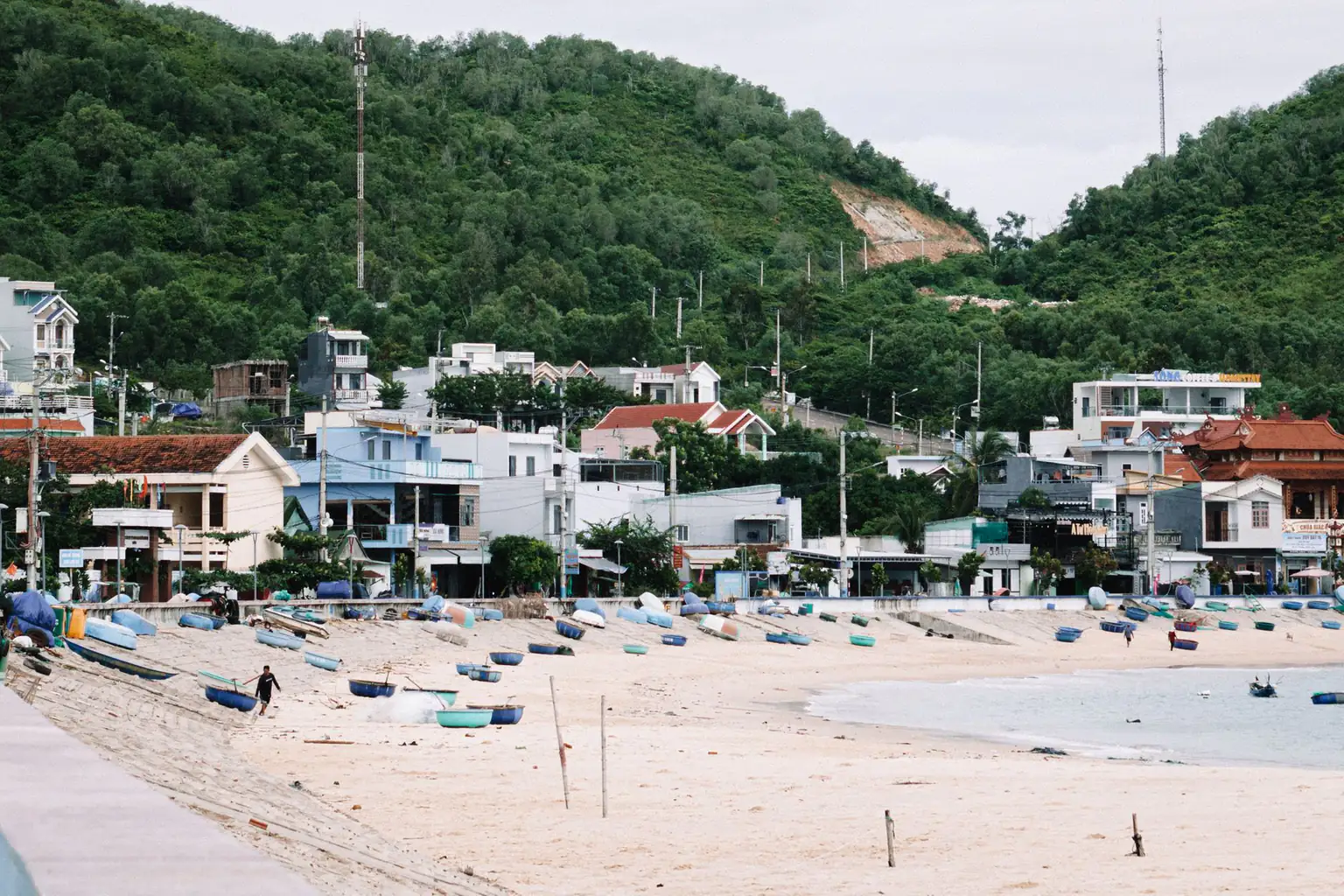 A coastal fishing village in Quy Nhon
