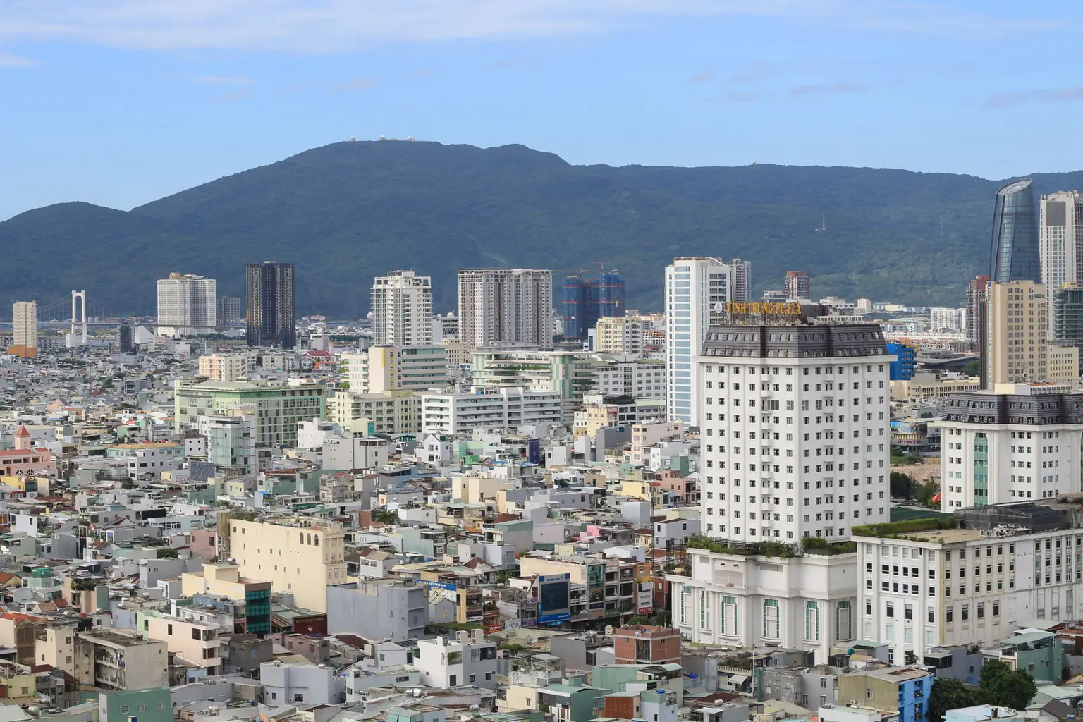 Da Nang city seen from above